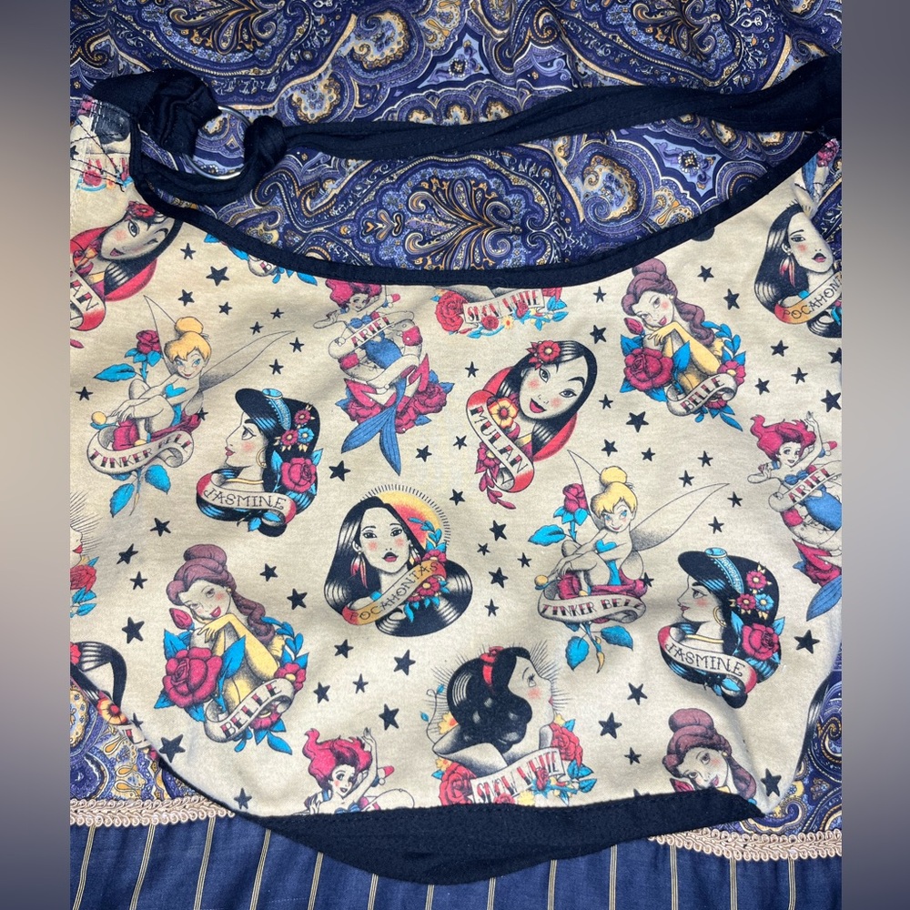 Loungefly Disney Princess Classsic Tattoo Style Hobo Shoulder Bag